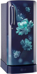 LG 185 L Direct Cool Single Door 3 Star Refrigerator (Blue Charm, GL-D201ABCD)