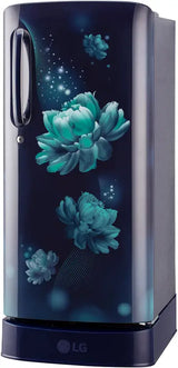 LG 185 L Direct Cool Single Door 3 Star Refrigerator (Blue Charm, GL-D201ABCD)