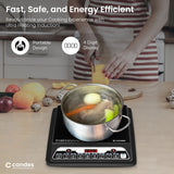 Candes 1800 W Induction Cooktop Touch Panel (Black, Rage 1800W)