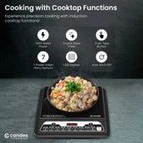 Candes 1800 W Induction Cooktop Touch Panel (Black, Rage 1800W)