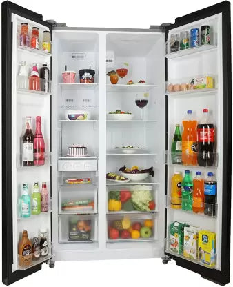 Lloyd by Havells 587 L Frost Free Side by Side Refrigerator (Glass Grey, GLSF590DGGT1GB)