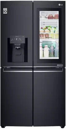 LG 889 L Frost Free Side by Side 5 Star Refrigerator (BLACK, GR-X31FMQHL)