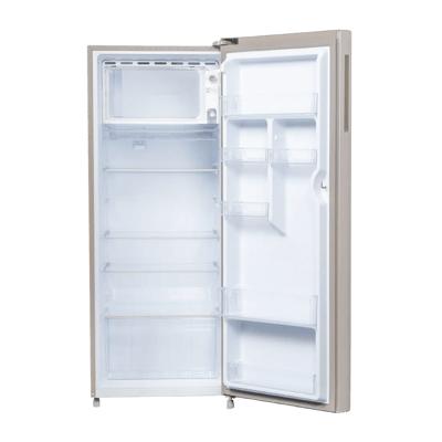 Haier 215 L Direct Cool Single Door 3 Star Refrigerator, HRD-2353BNS-P ( Nickel Steel )