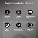 Hafele 6 kg Hygiene Wash, 15 Min Wash, Smart Motor Technology Fully Automatic Front Load Washing Machine with In-built Heater White (Marina 6010W)