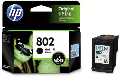 HP 802 Black Ink Cartridge