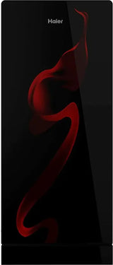 Haier 190 L Direct Cool Single Door 3 Star Refrigerator(Black Spiral Glass, HRD-2103PSG-P)