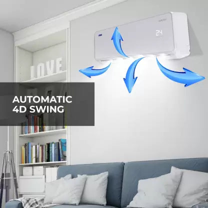 Blue Star 1 Ton 5 Star Split Inverter AC with Wi-fi Connect - White