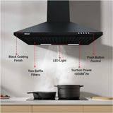 Inalsa Cooker Hood Figo 60BKMAC Chimney