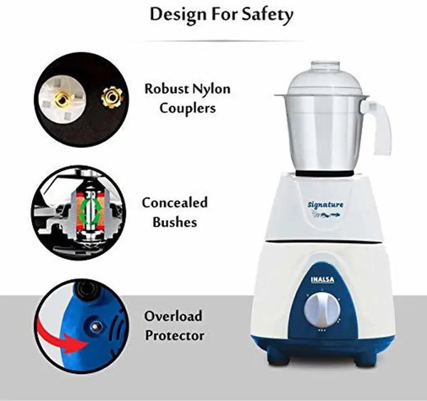 Inalsa Mixer Grinder 4 Jar (Signature)