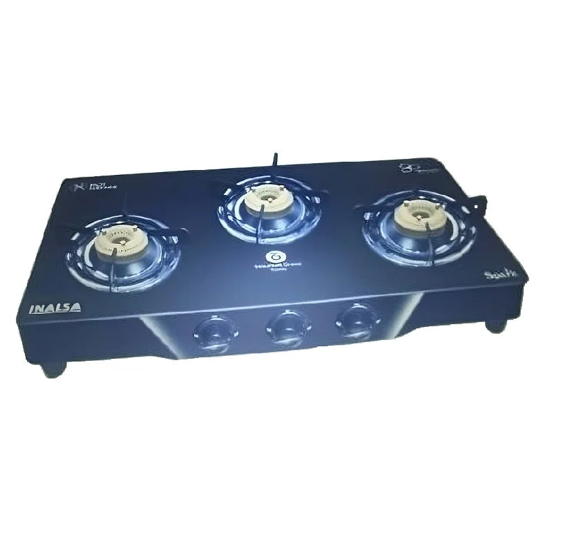 Inalsa Cook Top 3 Burner Glasstop spark