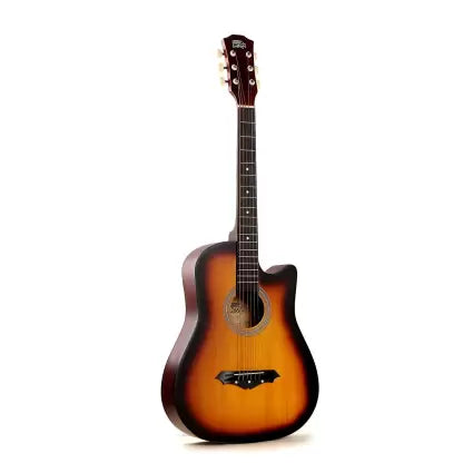 intern INT-38C-SB Acoustic Guitar Linden Wood Rosewood Right Hand Orientation