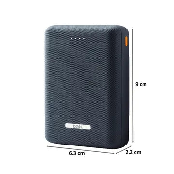 itek 10000 mAh Power Bank (RBB049, Blue)