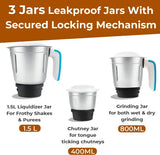 Inalsa Mixer Grinder 3 Jar (Jazz plus)