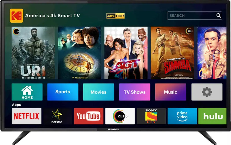 KODAK 55 4k XPro 140 cm (55 inch) Ultra HD (4K) LED Smart Android Based TV (3 Month Warranty By Neverowned)