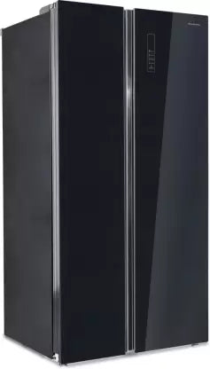 Kelvinator 584 L Frost Free Side by Side Refrigerator (MIRROR BLACK, KRS-B600BKG)