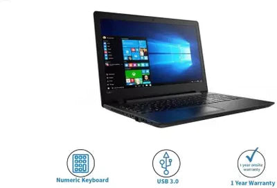 Lenovo Ideapad 110 APU Quad Core A6 6th Gen A6-7310 - ( 4 GB / 500 GB HDD / Windows 10 Home ) IP110 15ACL Laptop ( 15.6 inch , Black , 2.2 kg )