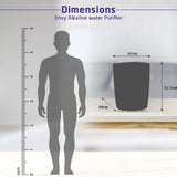 Livpure Envy Alkaline RO+UV+UF+Alkaliser Water Purifier for Home, Alkaline pH 8+, 8 L Storage Tank, suitable for borewell, tanker and municipal water, (White), with Brand Warranty and Free Installation