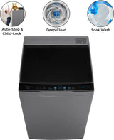 Midea 7 kg 5 Star Fully Automatic Top Load Washing Machine Grey  (MA100W70/G-IN)