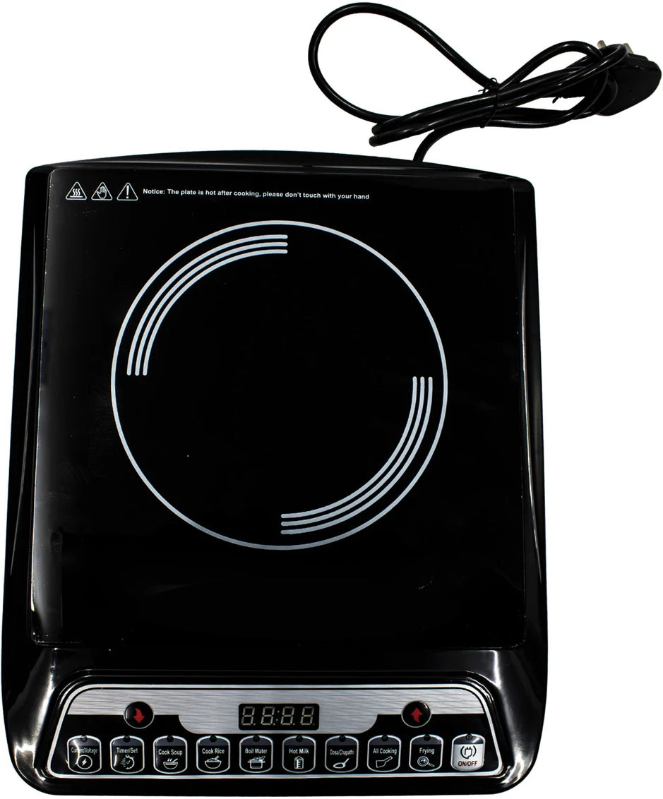 SWISS MILITARY 2000 W Induction Cooktop Touch Panel (Black, MAGNITUDEPLUS_IP03_BLK_2000WT)