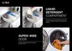 Hafele 6 kg Hygiene Wash, 15 Min Wash, Smart Motor Technology Fully Automatic Front Load Washing Machine with In-built Heater White (Marina 6010W)