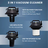 Inalsa Wet & Dry Vacuum Cleaner Master Vac 35