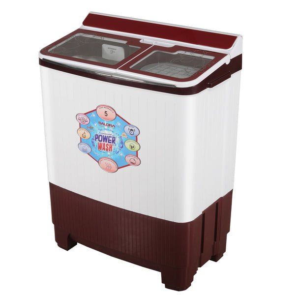 Salora 10.5 kg Semi Automatic Top Load Washing Machine(SWMS10501)
