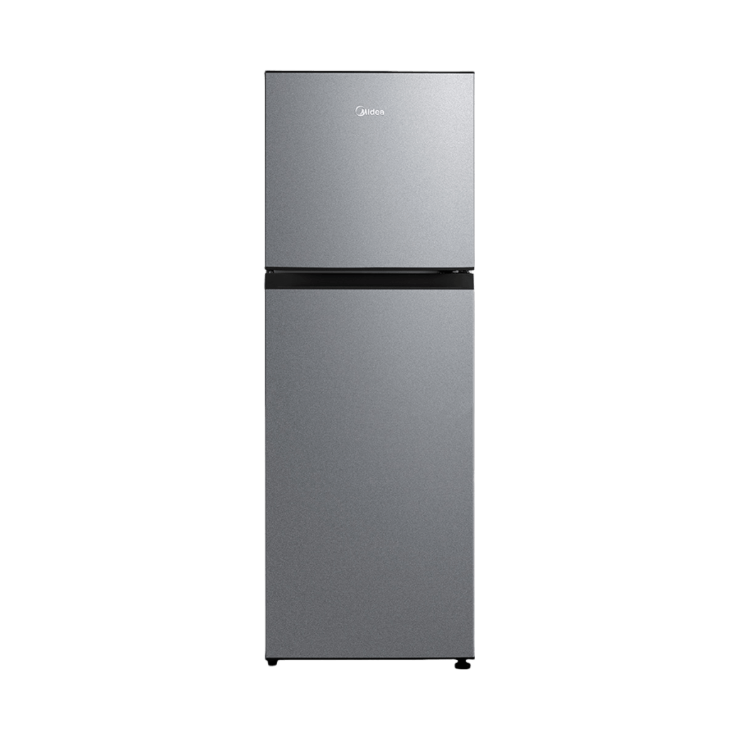 Midea 233 L 2 Star Frost Free Convertible, Real Inverter Double Door Refrigerator (MDRT324FGI50, Crystal Silver)