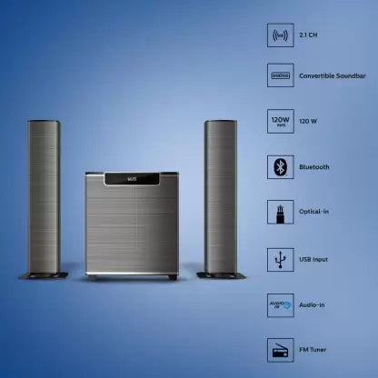 PHILIPS MMS2220B/94 120 W Bluetooth Home Theatre