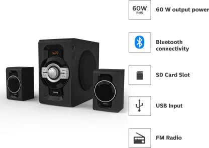 PHILIPS MMS2260B/94 60 W Bluetooth Home Theatre