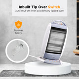 Candes New Infra3 Noiseless 1200Watt Infra3 Halogen Room Heater