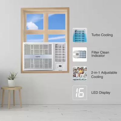Buy Voltas 1.5 Ton 3 Star Window AC - White (183 VECTRA PEARL