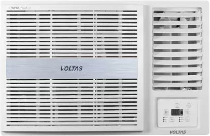 Voltas 183 Vectra Pearl 1.5 ton 3 star Window AC|Energy Efficient|High ambient Cooling-cools even at 55°C|Copper Condenser Coil |LED Temp. Display|Anti Microbial air filter|Ice wash technology|White