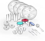 Flipkart SmartBuy Pack of 24 Stainless Steel Stainless Steel Dinner Set Dinner Set