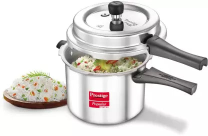 Prestige Popular Svachh Aluminium 5 L Outer Lid Pressure Cooker