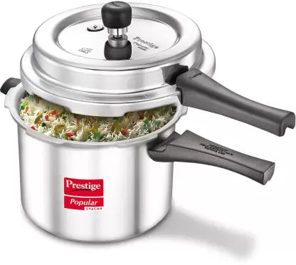 Prestige Popular Svachh Aluminium 5 L Outer Lid Pressure Cooker