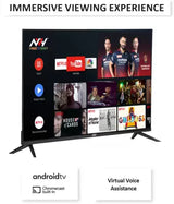 NVY 109 cm (43 Inch) FHD Smart Frameless LED TV, NVA43SFR1 (Black)