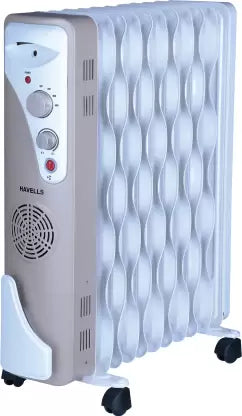 HAVELLS OFR 11 WAVE FIN/OFR 11 FINS WITH FAN (GHROFADC290) Oil Filled Room Heater