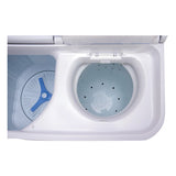 Haier 8.5Kg Semi Automatic Top Load Washing Machine,Toughened Glass HTW85-178BKN1(White)