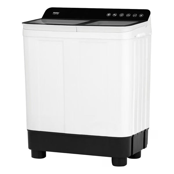 Haier 8.5Kg Semi Automatic Top Load Washing Machine,Toughened Glass HTW85-178BKN1(White)