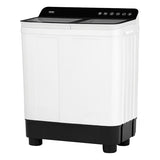 Haier 8.5Kg Semi Automatic Top Load Washing Machine,Toughened Glass HTW85-178BKN1(White)