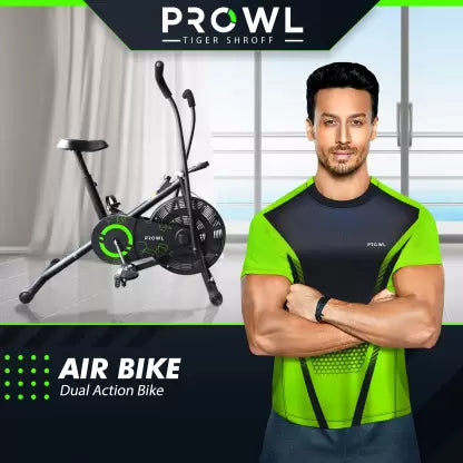 PROWL by TIGER SHROFF GT-40 Moving + Fixed Handle Dual-Action Dual-Action Stationary Exercise Bike