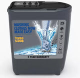 Whirlpool 6 Kg 5 Star Superb Atom Semi-Automatic Top Loading washing machine (SUPERB ATOM 60I, Grey Dazzle, TurboScrub Technology)