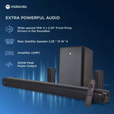 MOTOROLA AmphisoundX Dolby Audio 400 W Bluetooth Soundbar