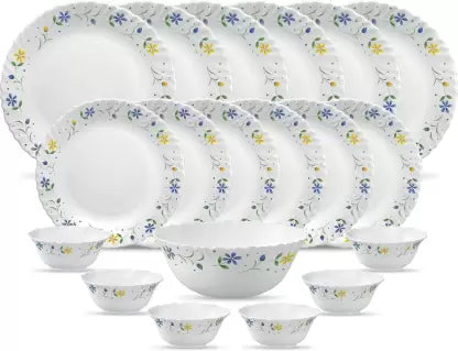 LAOPALA Pack of 19 Opalware Dinner Set