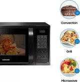 SAMSUNG 28 L Curd Making, A Perfect Gift With 10 Yr Warranty Convection & Grill Microwave Oven (MC28A5013AK, Black)