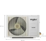 Whirlpool 4 in 1 Convertible Cooling 1 Ton 3 Star Split Inverter AC - White (1.0T magicool convert pro 3s INV-I/O, Copper Condenser)