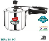 Pigeon by Stovekraft Special Stainless Steel 3 L Induction Bottom Pressure Cooker