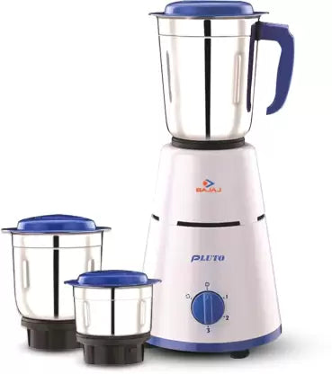 BAJAJ 3 Jar 500 W Mixer Grinder (Pluto)