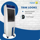 Flipkart SmartBuy 30 L Tower Air Cooler (White, Blue, Alpine)