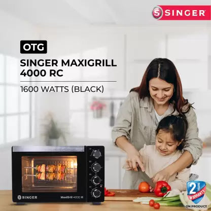 Singer 40-Litre MAXIGRILL 4000 RC ( SOT 400 MBT ) Oven Toaster Grill (OTG)